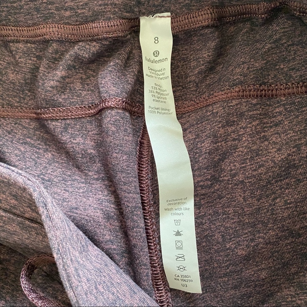 Lululemon Jogger Pant Ready To Rulu High Rise Relaxed Purple Stretch Activewear - Picture 8 of 9